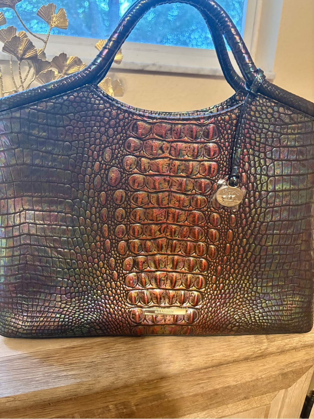 Brahmin Elaine Black Pearl NWT - Picture 7 of 11